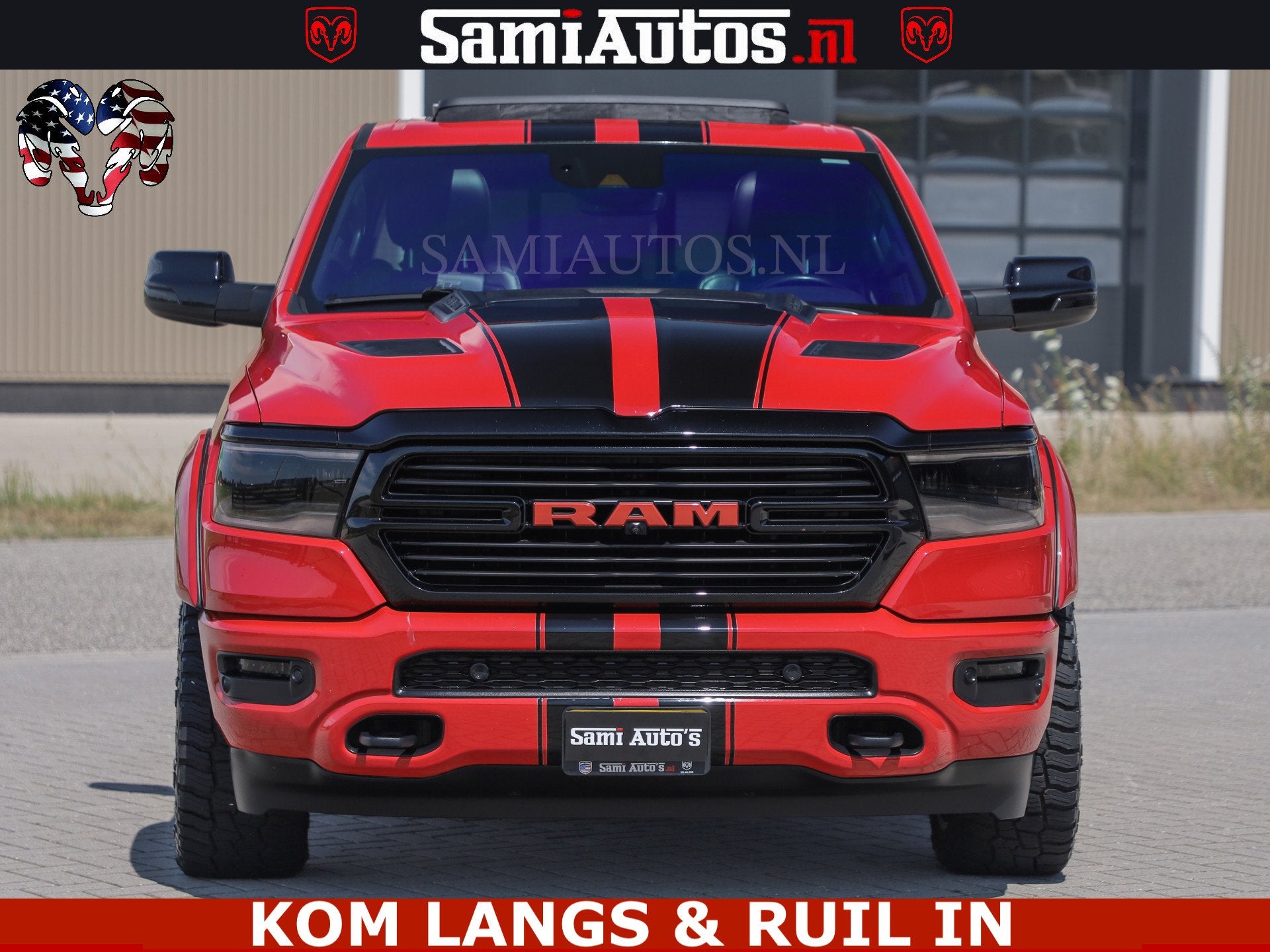 Dodge Ram GT TRX PACK | 5.7 V8 HEMI | FLAME RED | HULK PACK, Auto's, Gebruikt, 5654 cc, Met garantie (alle), 402 pk