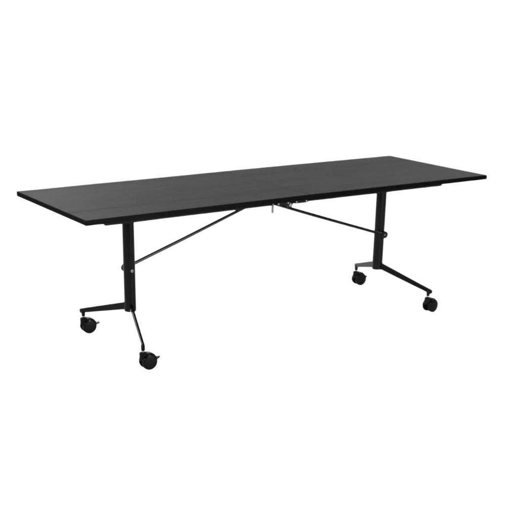 MN Easy Inklapbare Verrijdbare Vergadertafel, Overige stijlen, MN, 100 cm, Nieuw