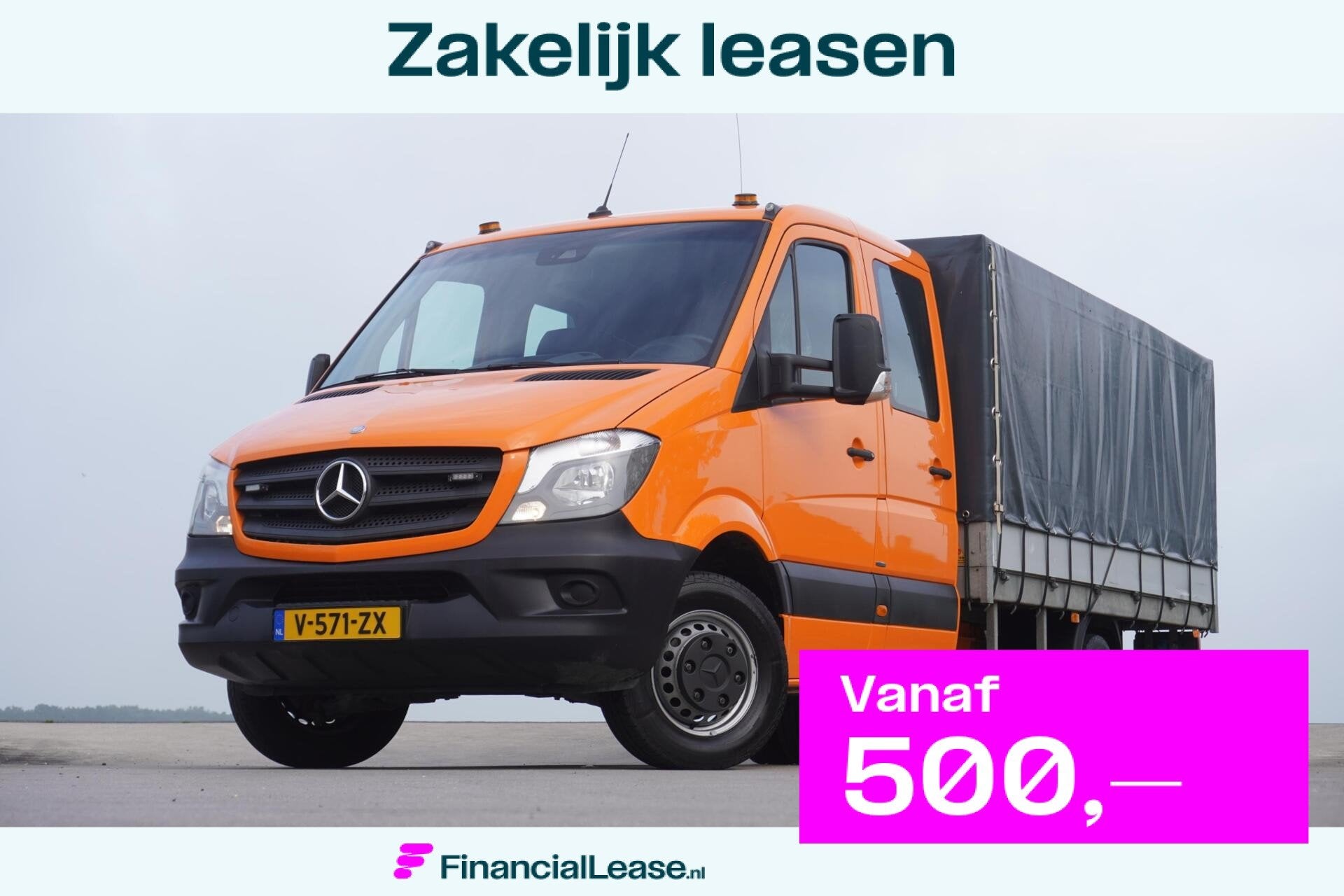 Mercedes Sprinter 316 2.2 CDI * 7 Zitplaatsen * Open laadbak, Automaat, Gebruikt, 163 pk, Bedrijf