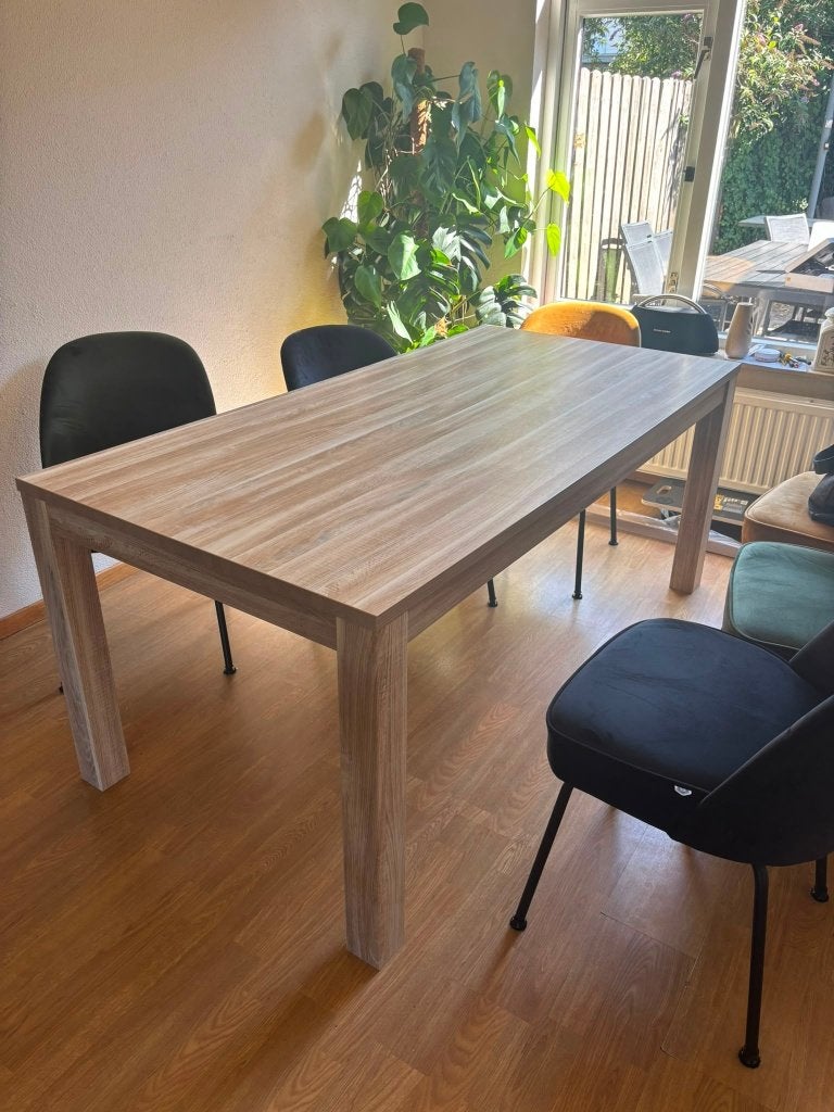 Eettafel Chantal Leen bakker, Ophalen, Gebruikt, 50 tot 100 cm, 150 tot 200 cm
