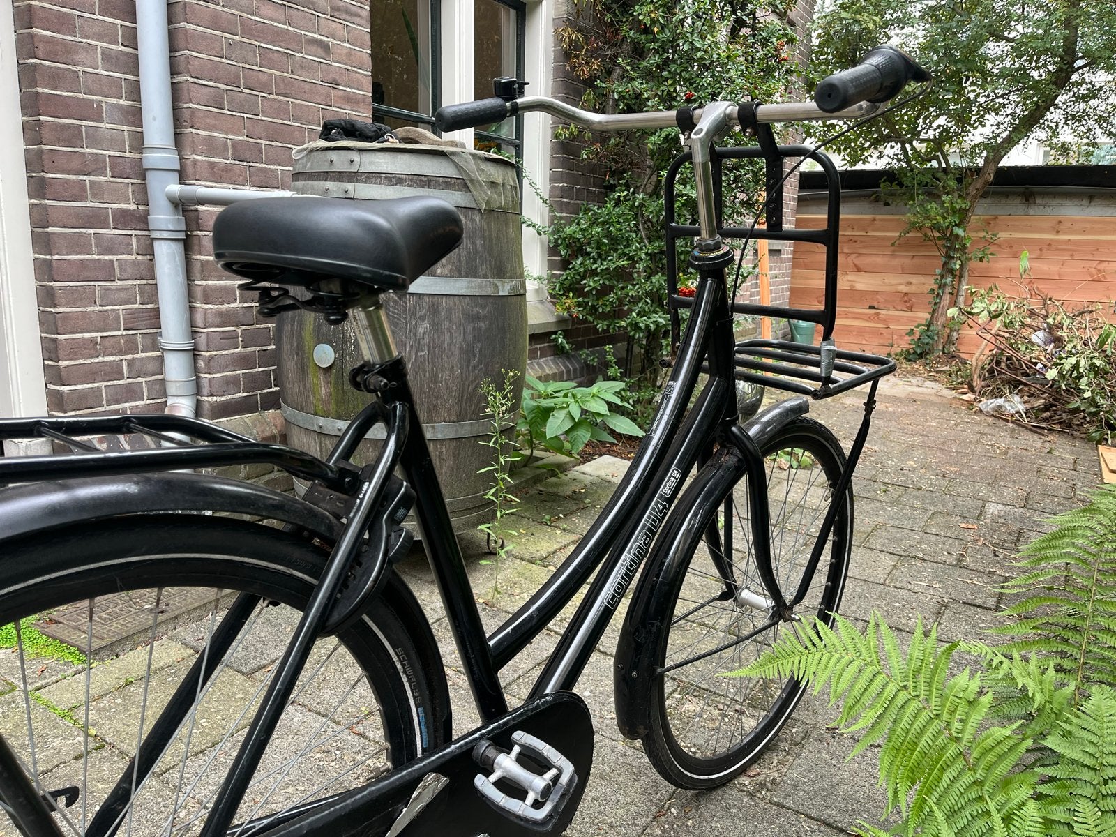 Foto 6 van Cortina U4 Transportfiets Dames - Zwart