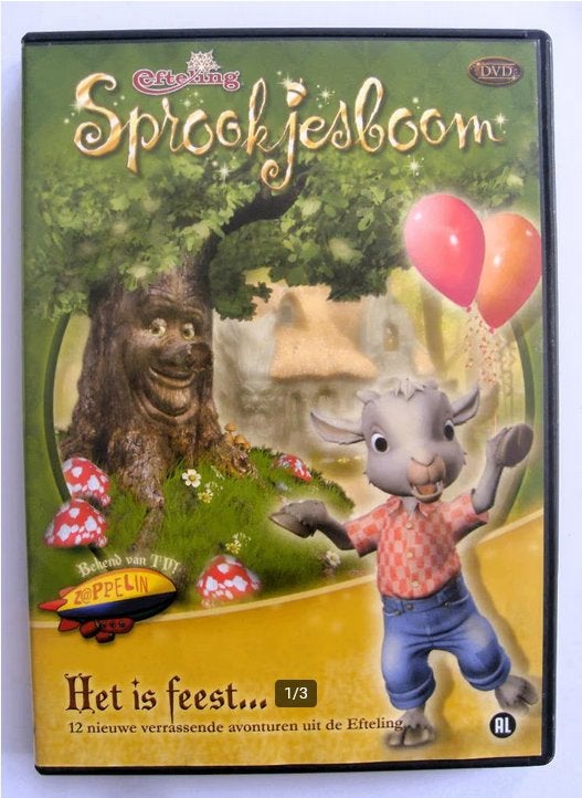 Sprookjesboom - het is feest (originele dvd), Europees, Gebruikt, Alle leeftijden, Kinderprogramma of -film