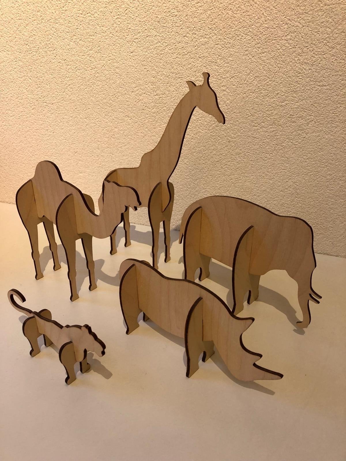 Ferm living  - Afrikaanse Safari Dieren, Ophalen of Verzenden, Zo goed als nieuw, Overige typen