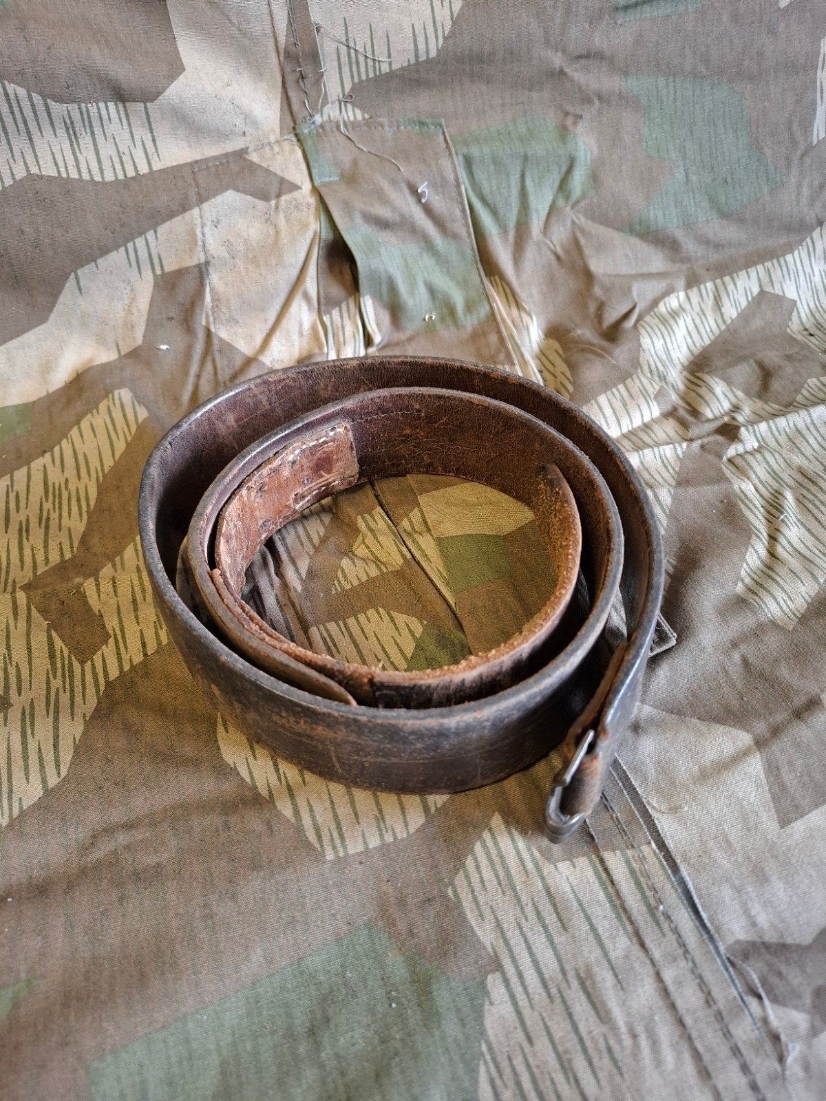 WO2 Duitse riem 110cm voor koppelslot, Ophalen of Verzenden, Duitsland