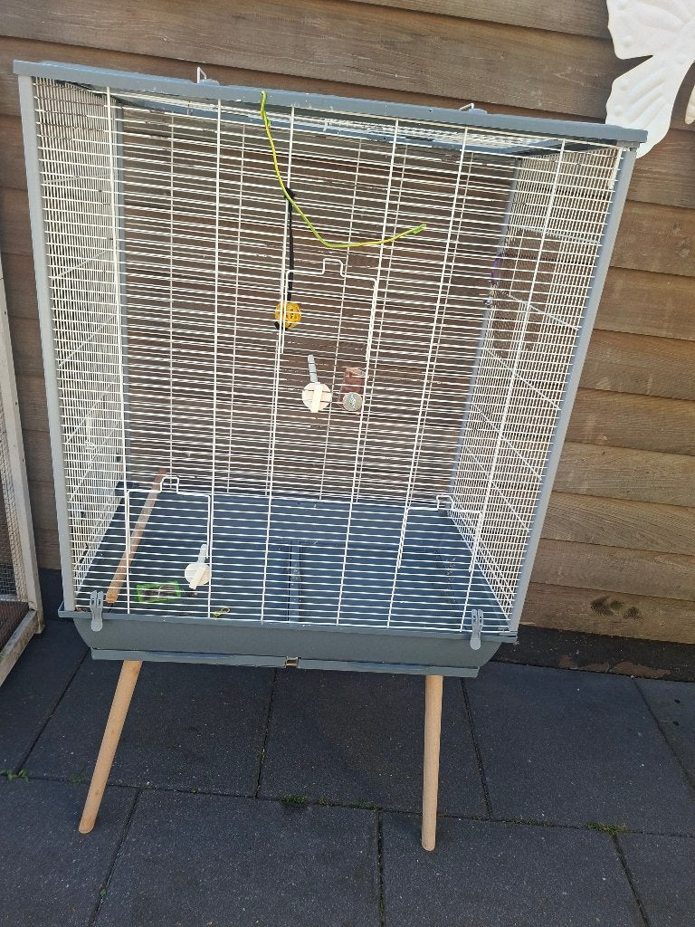Vogelkooi, Ophalen, Gebruikt, Metaal, Vogelkooi