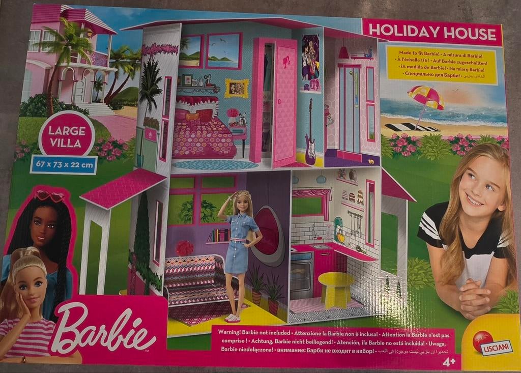 Barbie holiday house Large villa, Kinderen en Baby's, Speelgoed | Poppenhuizen, Ophalen of Verzenden, Nieuw, Poppenhuis
