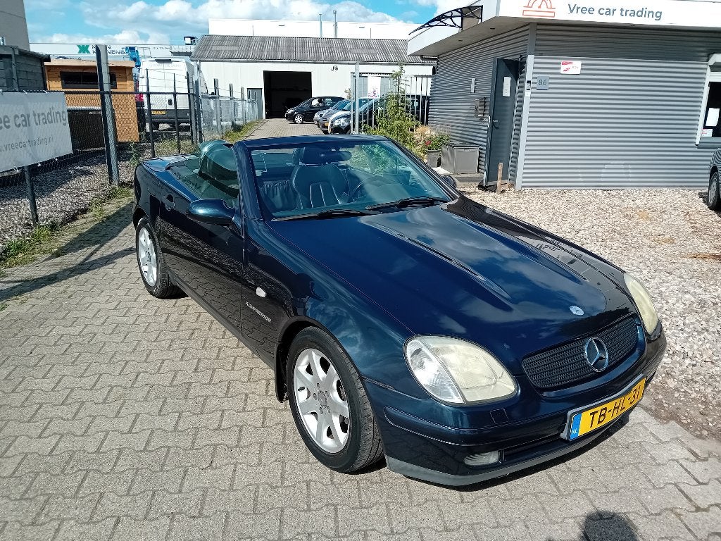Mercedes-Benz SLK 2.3 Slk230 Kompressor AUTOMAAT BJ1998, Automaat, Achterwielaandrijving, Zwart, 4 cilinders