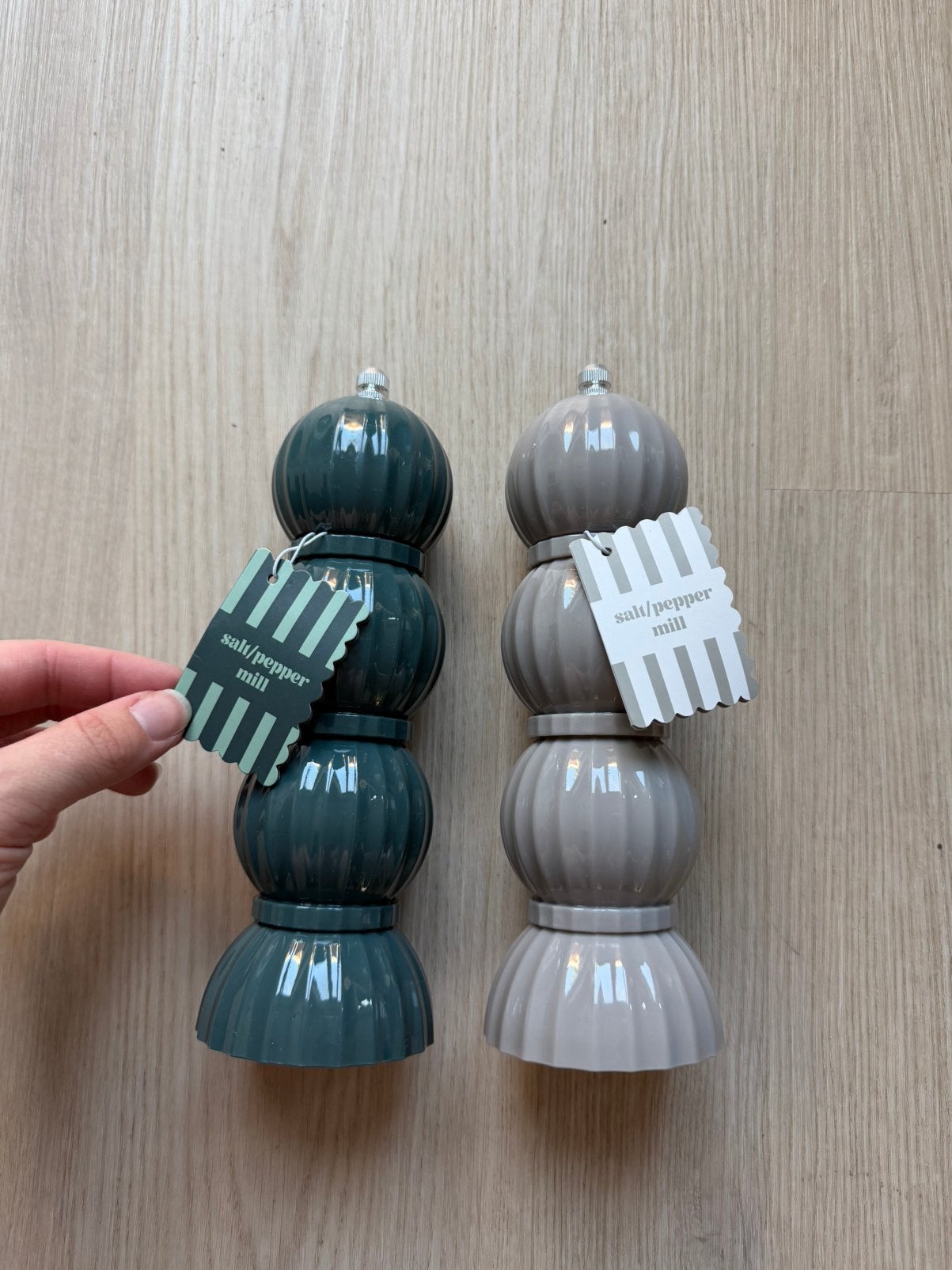 Peper- & zoutmolen nieuw - groen grijs, Nieuw, Ophalen of Verzenden, Overige merken, Groen