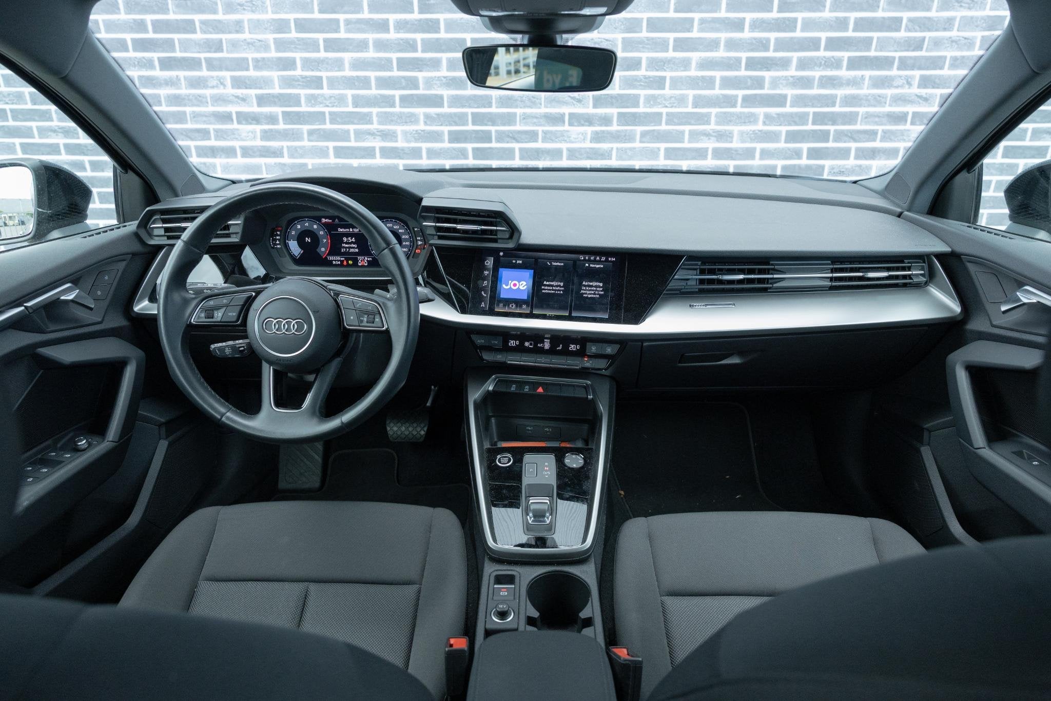 Audi A3 Sportback 30 TFSI S-Tronic Pro Line | Climate Contro, Auto's, Stof, Gebruikt, Zwart, Origineel Nederlands