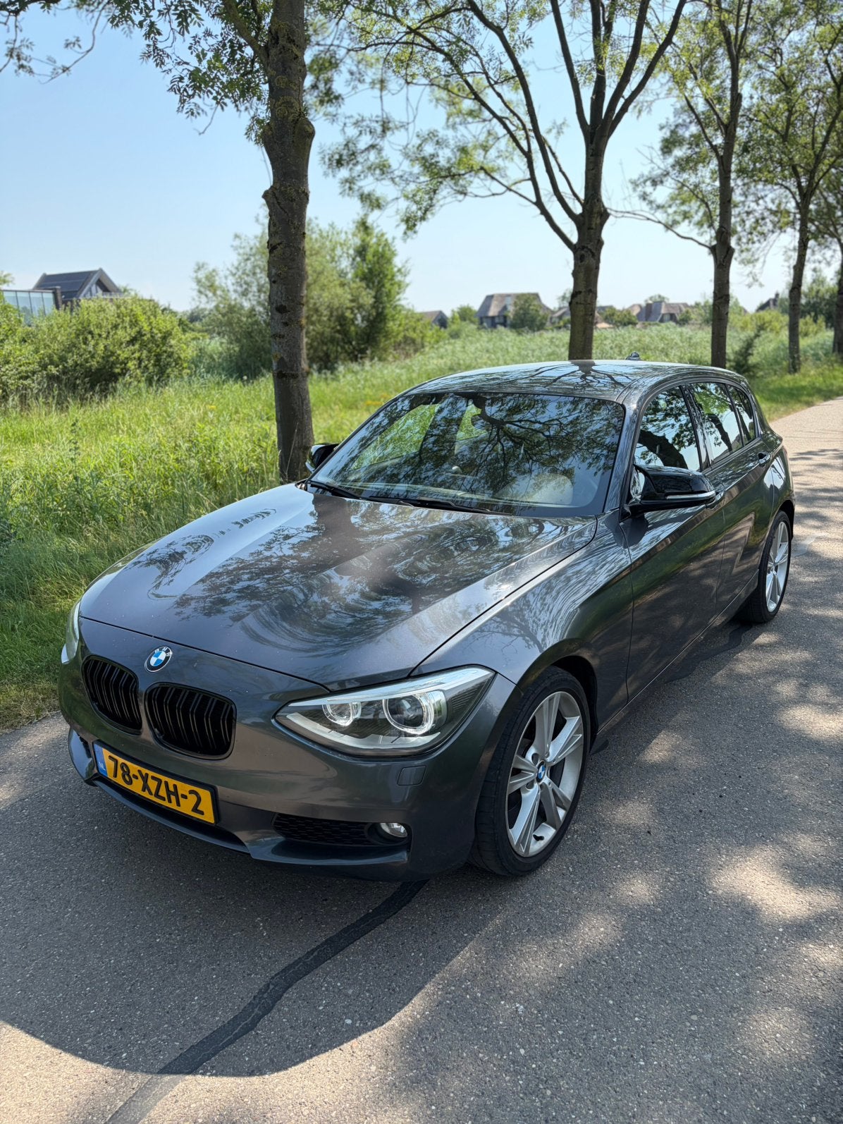 BMW 1-Serie 118I 125KW 5DR Aut8 2012 Grijs, Achterwielaandrijving, Zwart, 4 cilinders, 1290 kg