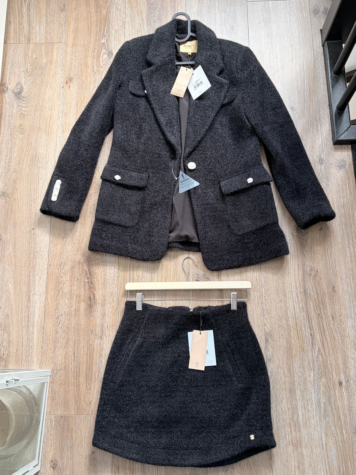 Josh V Exclusive Nevada Blazer & Savannah Rok Zwart Maat S, Ophalen of Verzenden, Nieuw