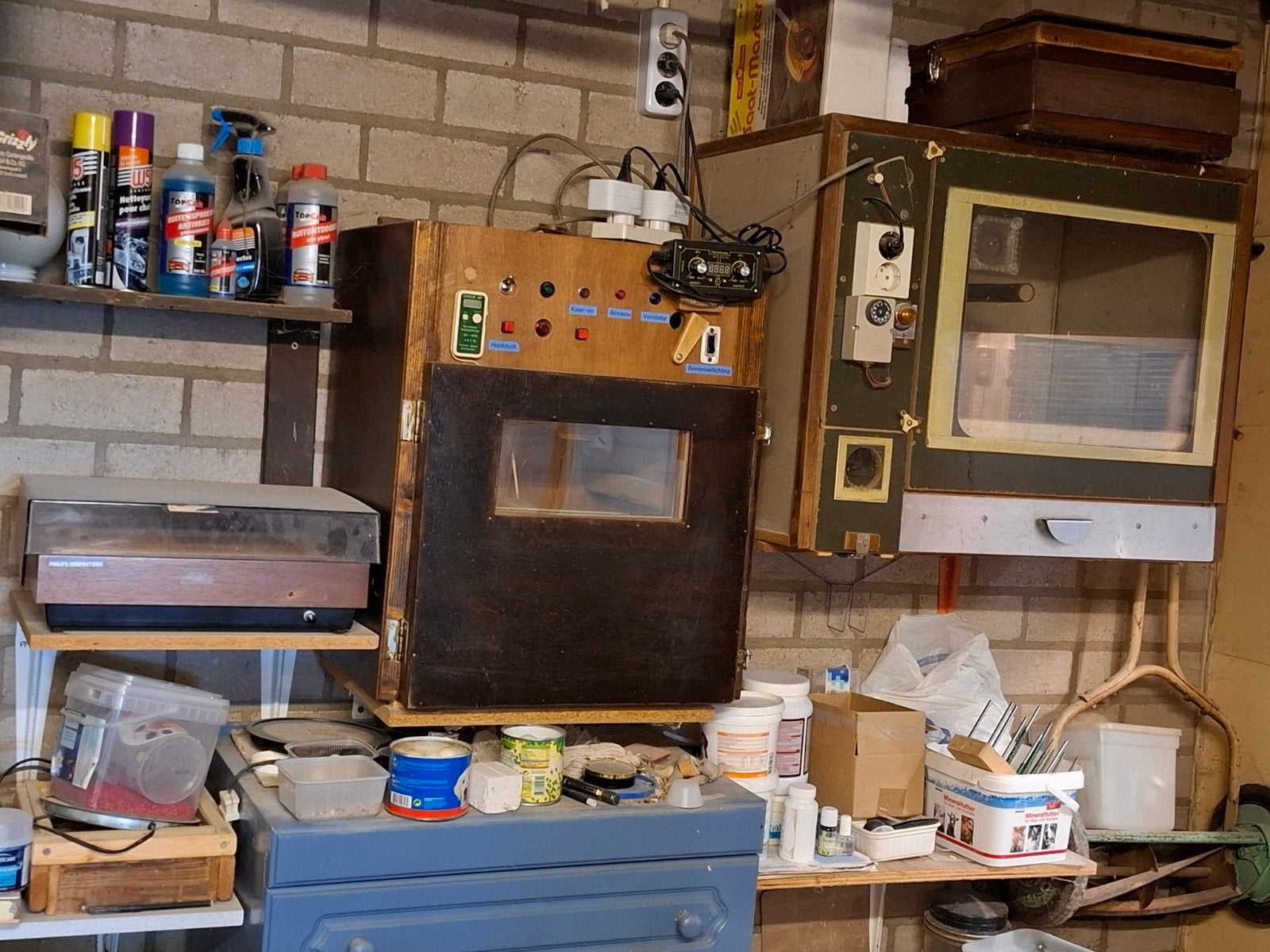 broedmachine, ziekenkooi en eierdraaier., Dieren en Toebehoren, Ophalen of Verzenden, Gebruikt, Kooi-accessoires