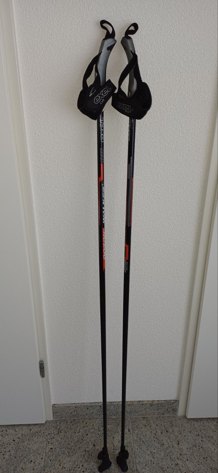 Nordic walking stokken Exel 125cm lang, Ophalen, Zo goed als nieuw