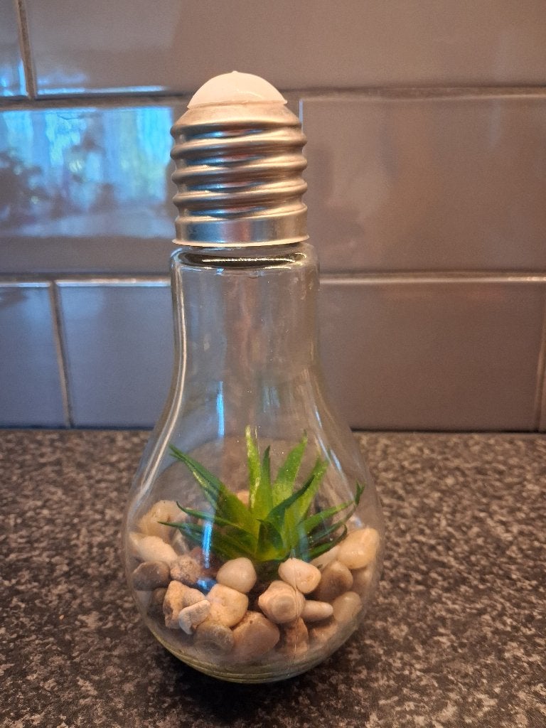 Lampje in gloeilamp, Huis en Inrichting, Gloeilamp, E27 (groot), Zo goed als nieuw, Ophalen