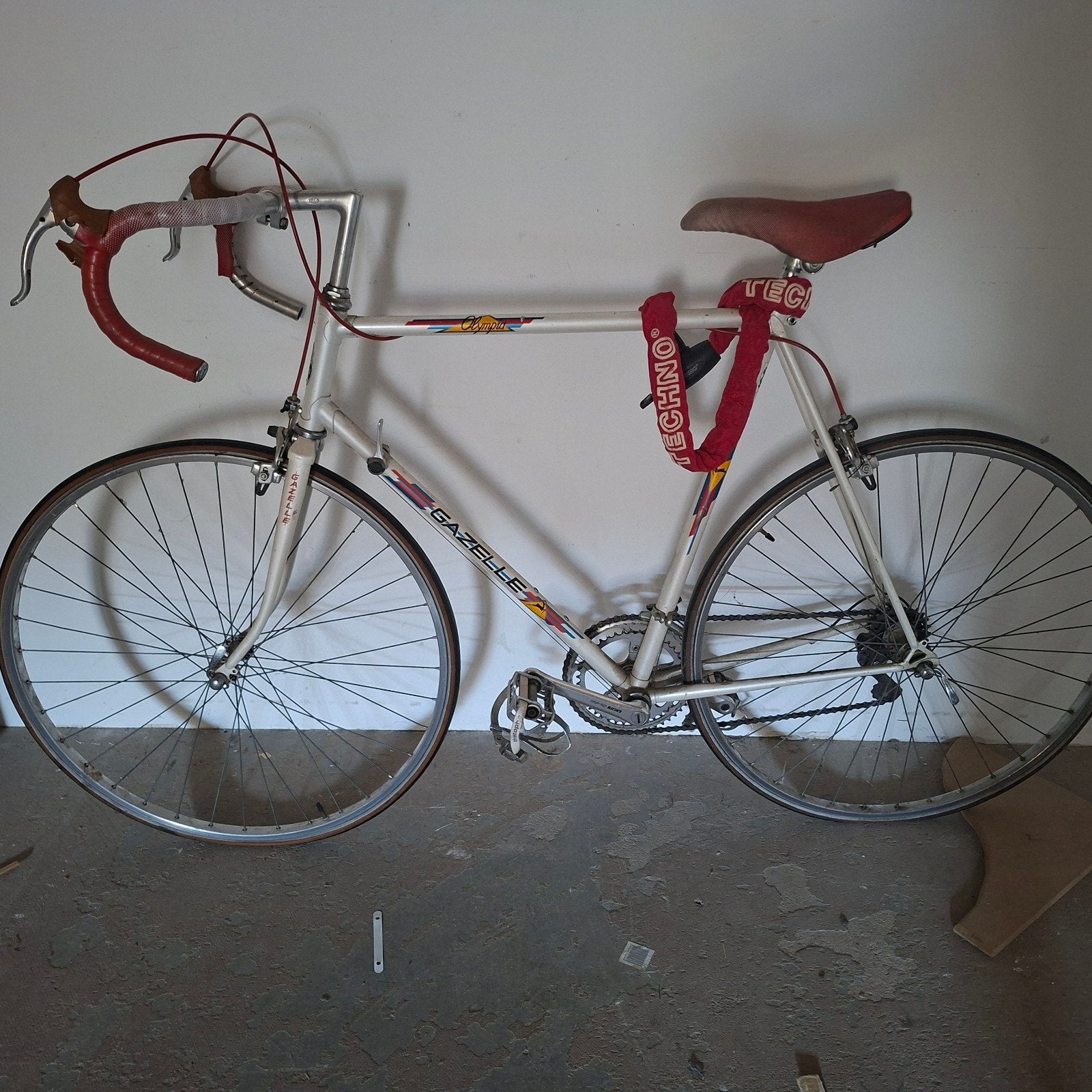 gazelle olympia racefiets, Ophalen