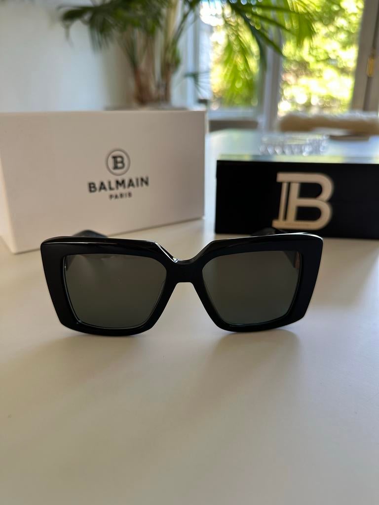 Balmain La Royale Zonnebril - Nieuw met alle toebehoren, Overige merken, Zonnebril, Zwart, Nieuw