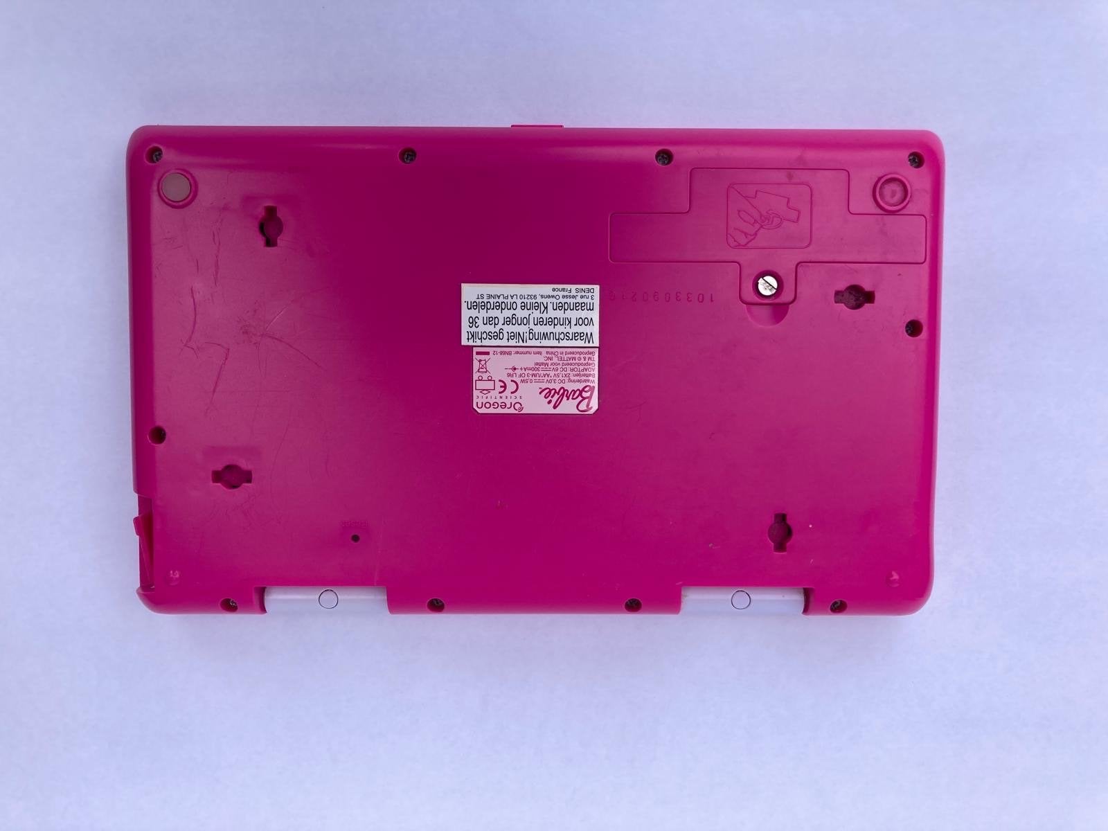 Barbie Educatieve Laptop - Roze Speelcomputer, Ophalen of Verzenden, Gebruikt, Taal en Lezen, Met geluid