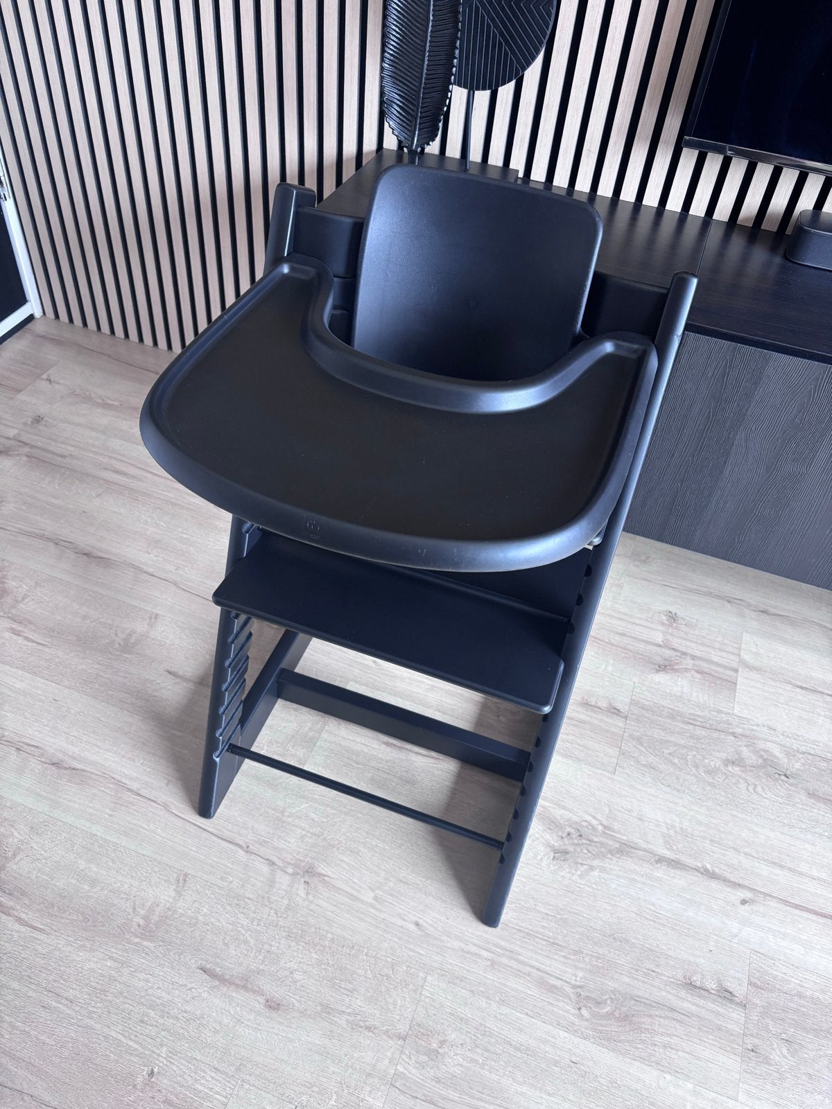 Stokke Tripp Trapp meegroeistoel met baby set en eetblad, Ophalen, Gebruikt, Meegroeistoel, Afneembaar eetblad