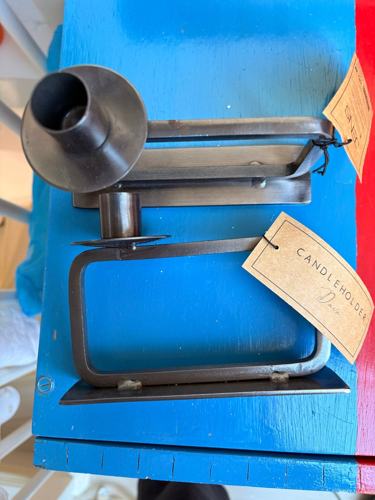 2 nieuwe metalen kandelaars - Jens Living, Verzenden, Overige merken, Nieuw, Metaal