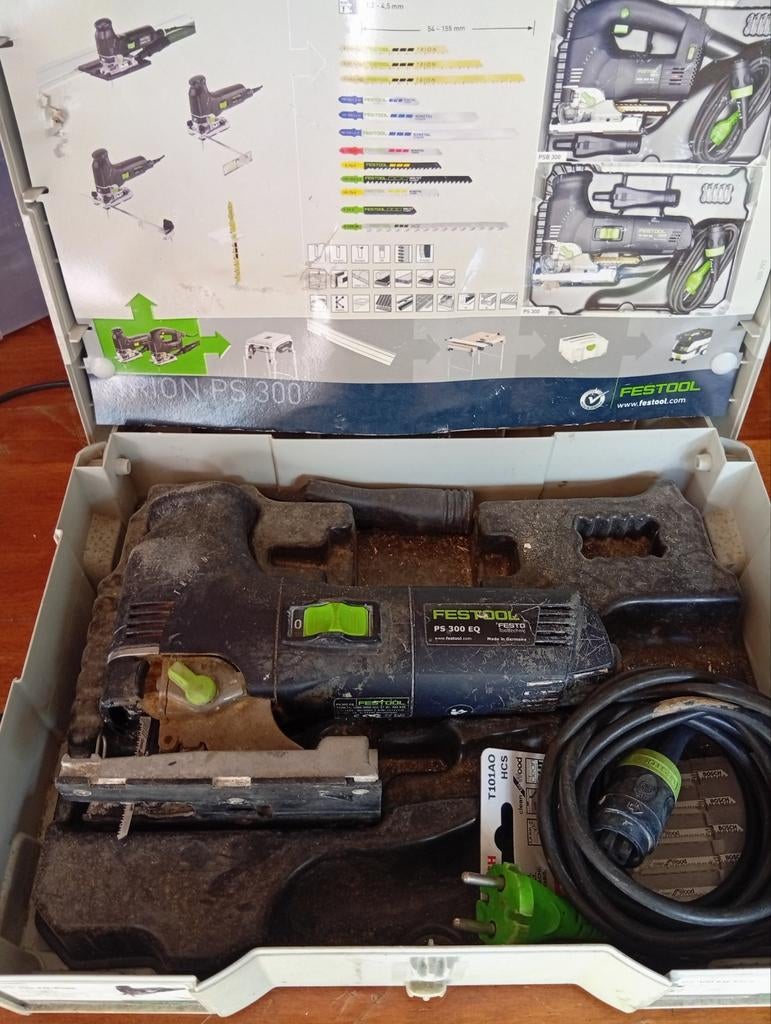 Festool Decoupeerzaag PS 300 EQ-Plus in Systainer, Gebruikt, Decoupeerzaag, 600 tot 1200 watt, Ophalen of Verzenden