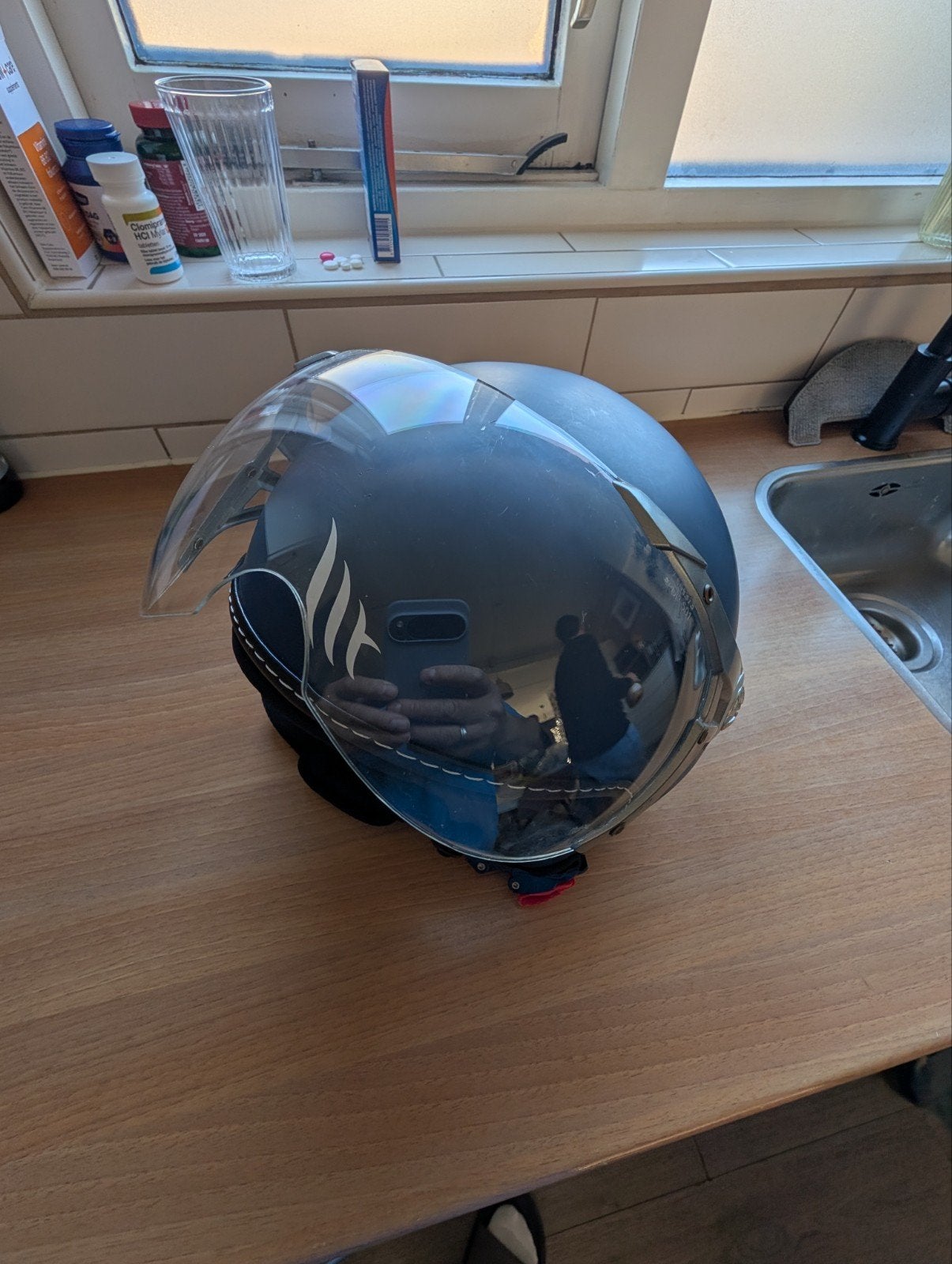 MT Helmets Soul Retro Jethelm Maat L - Zo goed als nieuw, Dames, Jethelm, L, Tweedehands