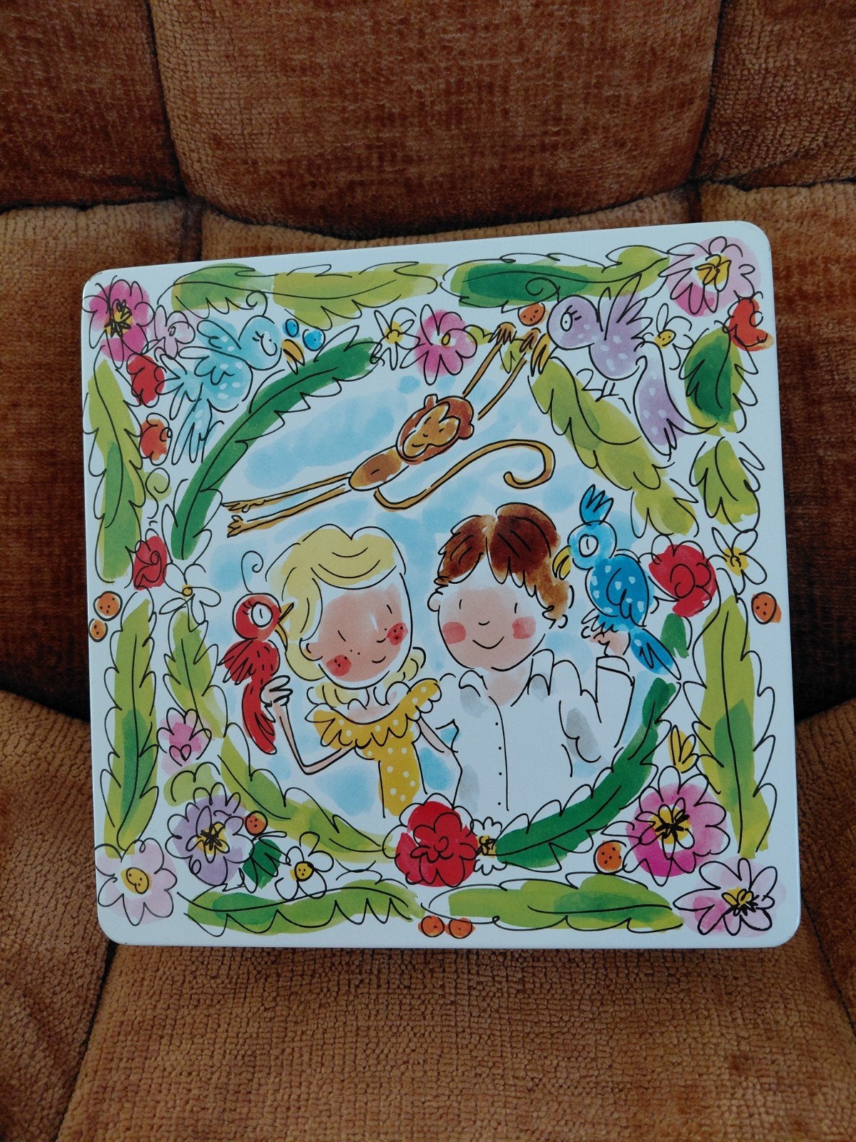 Blond Amsterdam Koektrommel - Jungle Design, Ophalen, Zo goed als nieuw