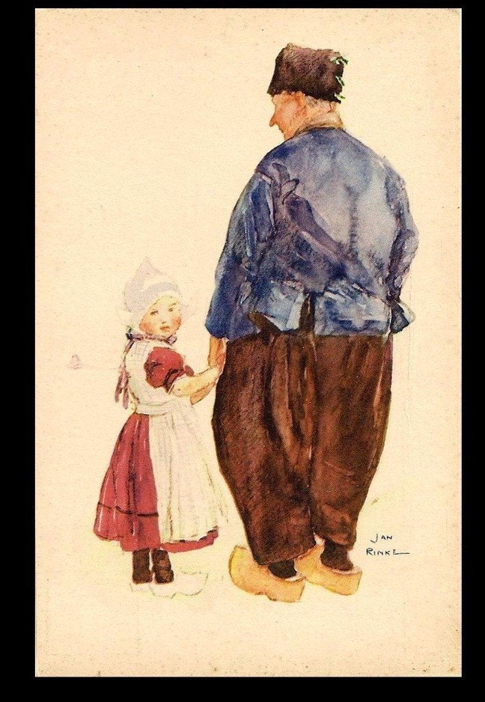 Jan Rinke Klederdracht Z17, Ophalen of Verzenden, 1920 tot 1940, Ongelopen, Klederdracht