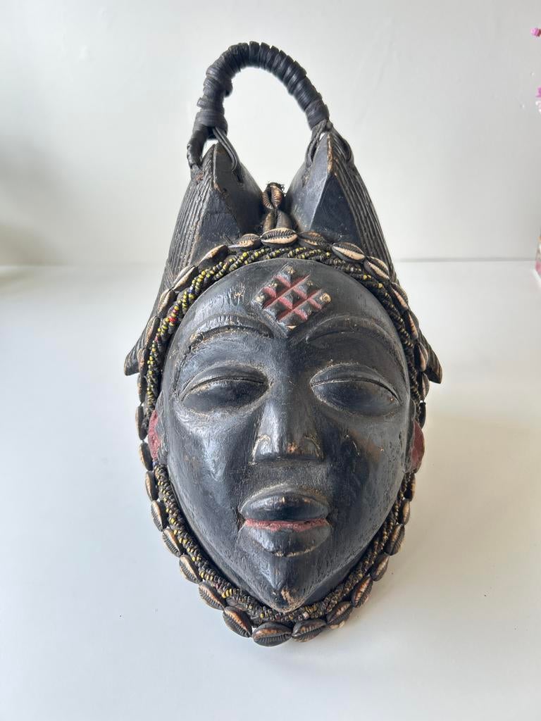 Authentiek Punu Okuyi/Mukuyi masker uit Gabon, Ophalen of Verzenden