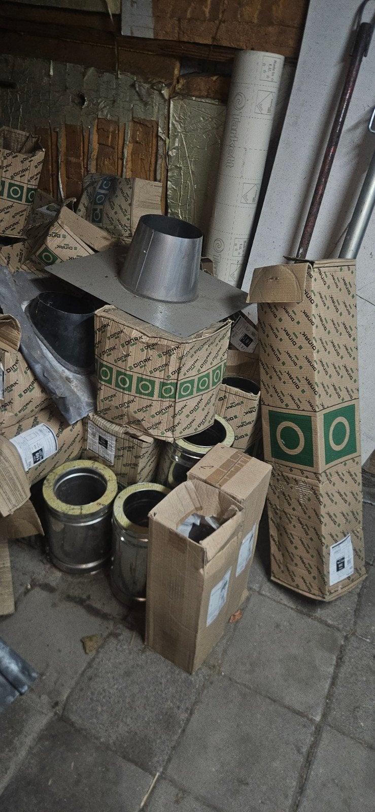 Diverse rookkanaal onderdelen voor houtkachels/palletkachels, Ophalen, Nieuw, Houthaard