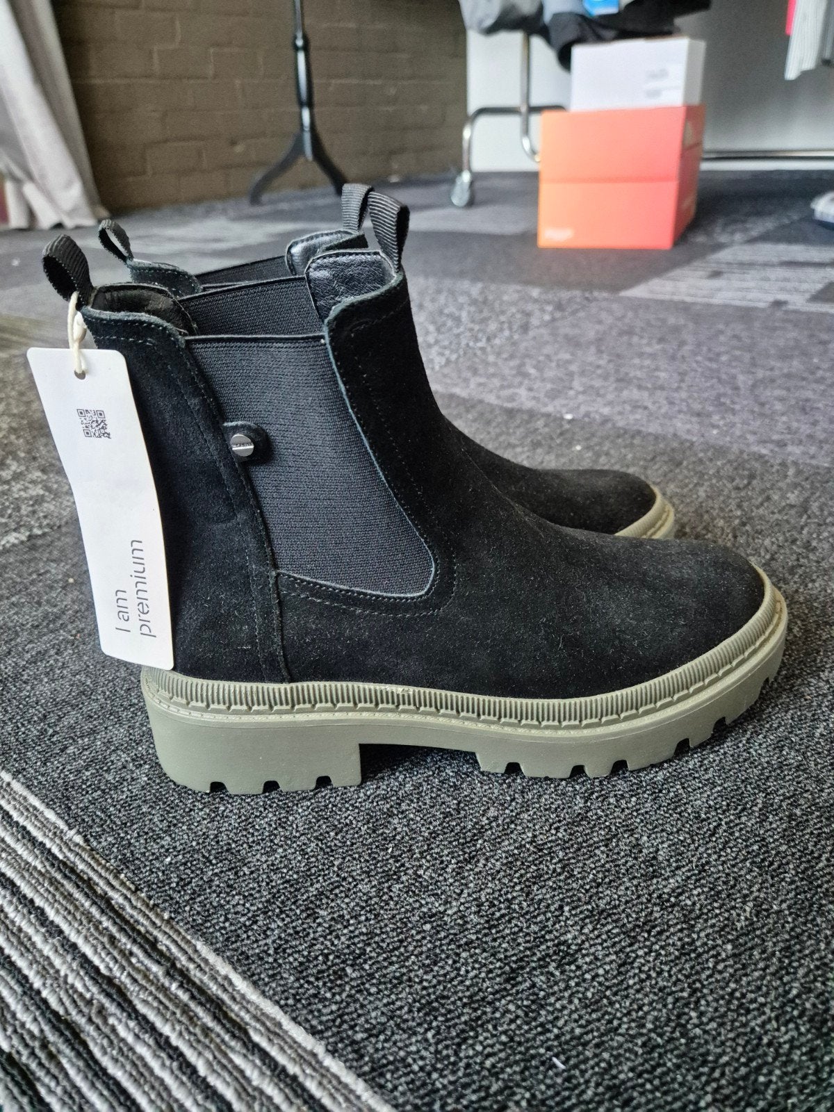 Esprit zwarte enkellaarzen maat 39 - Nieuw met label, Zwart, Lage of Enkellaarzen, Nieuw, Ophalen of Verzenden