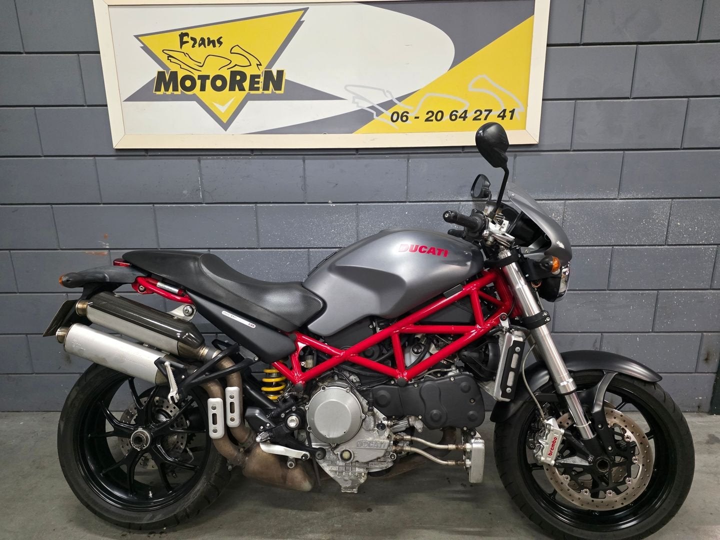 DUCATI MONSTER S4R bj 2007 minimale rijdbare schade, DUCATI, 2 cilinders, 996 cc, Onbekend