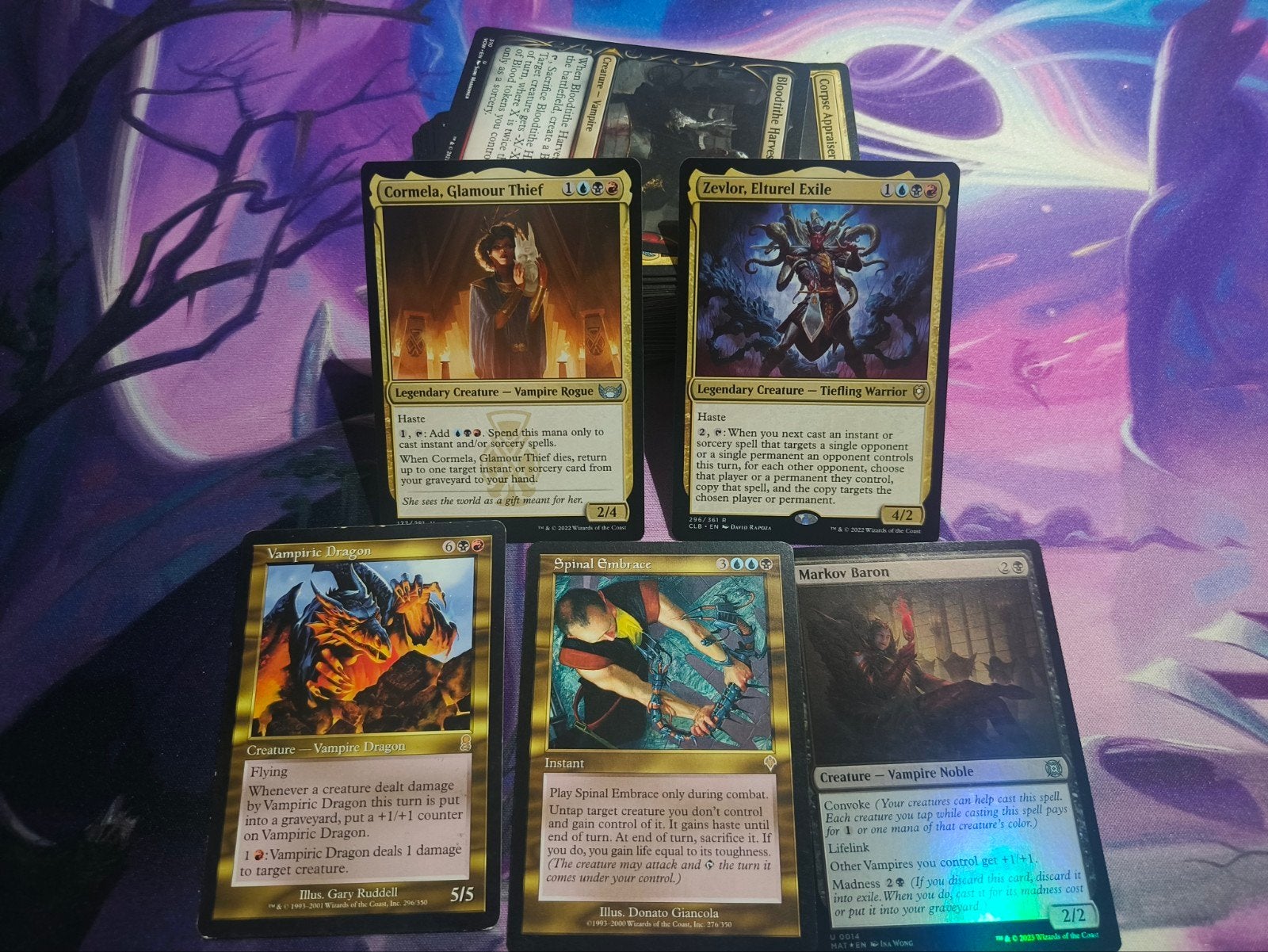 Vampire Commander deck. Geen sleeves. Geen precon, Ophalen of Verzenden, Zo goed als nieuw, Speeldeck