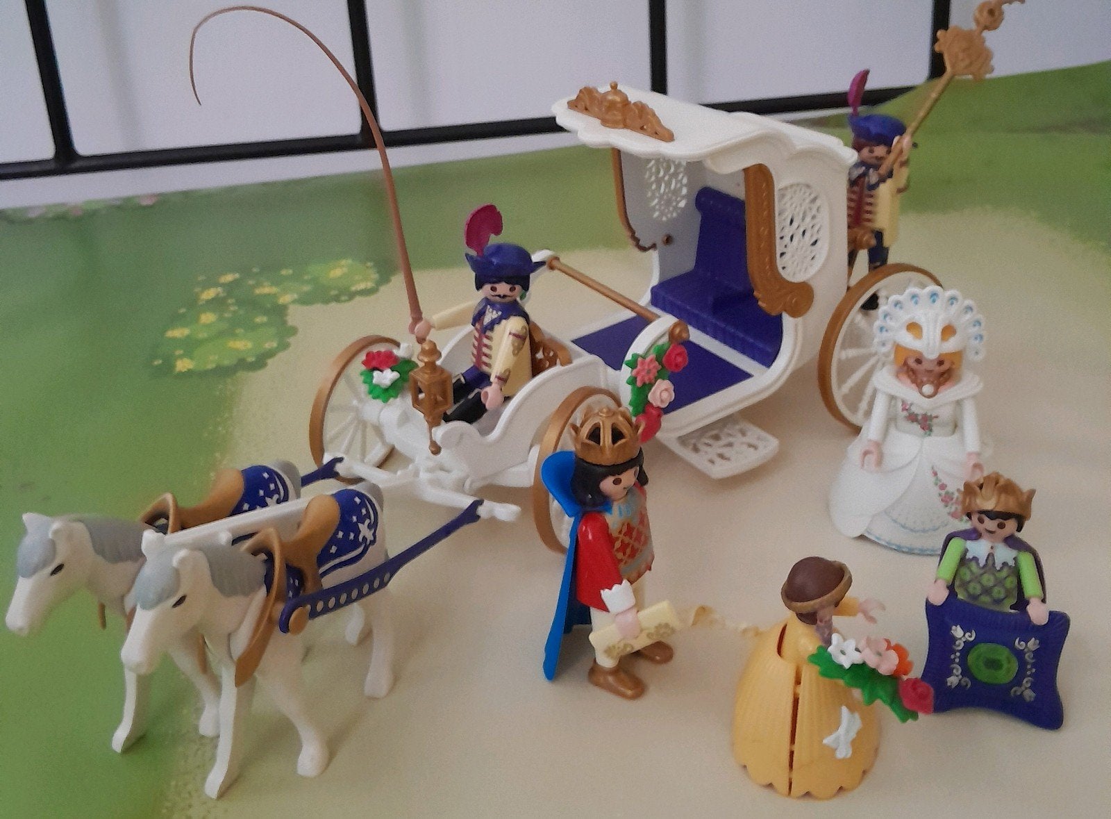 Playmobil koninklijke koets 2 span 4258, Complete set, Voertuig, Ophalen of Verzenden, Zo goed als nieuw