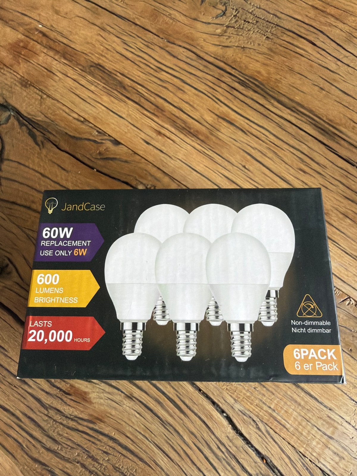 LED Lampen E14 6W - 6-pack, Wit, Overige merken, E14 (klein), Nieuw