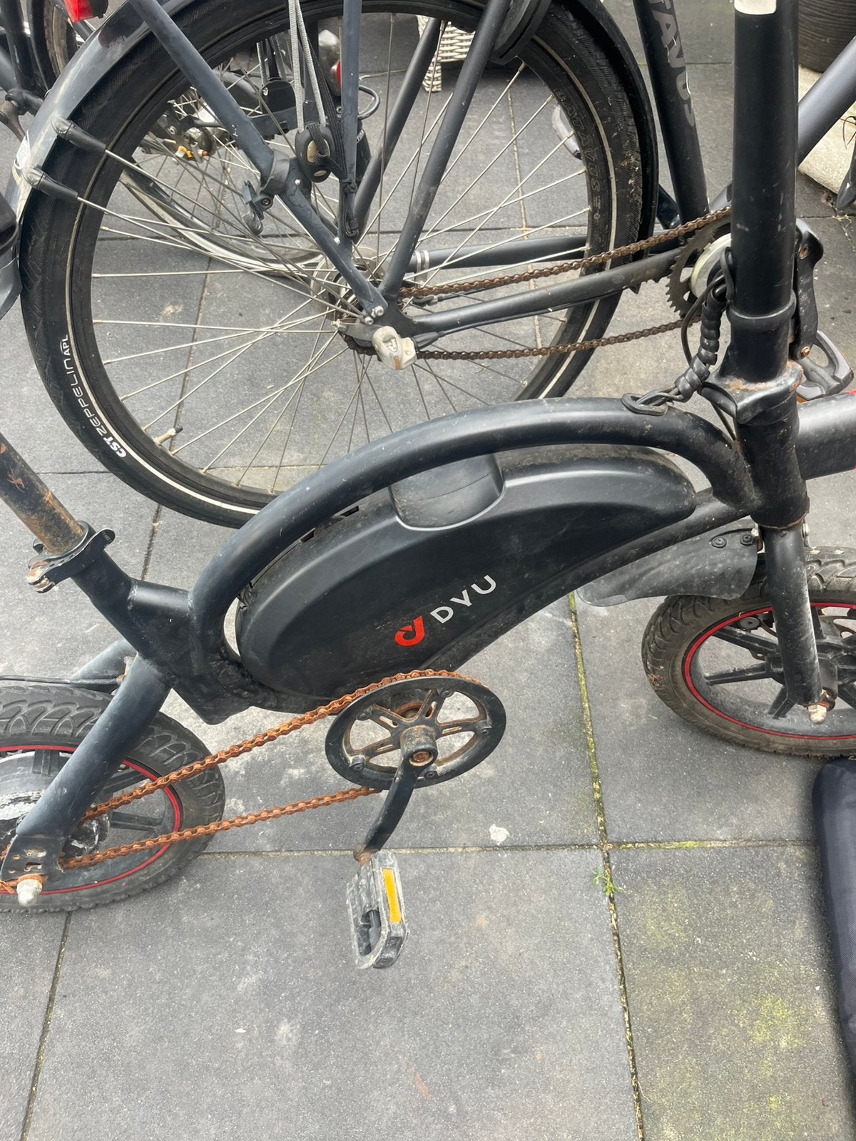 Dyu fiets, Ophalen of Verzenden, Gebruikt, Minder dan 14 inch