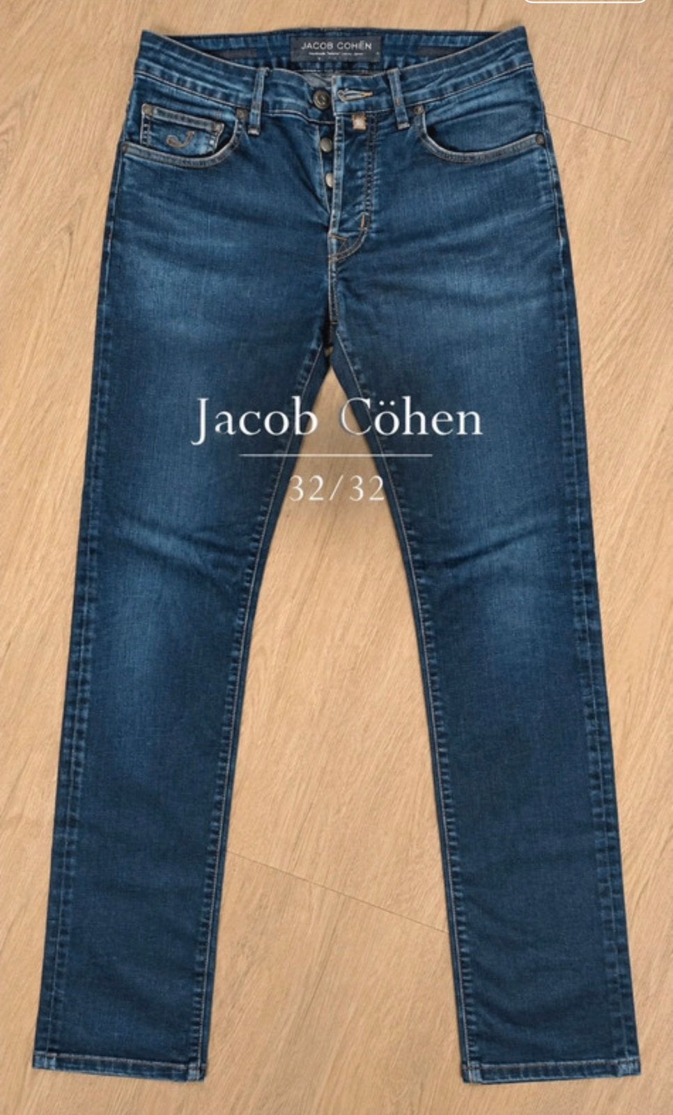 Jacob Cohën J622 – luxe handmade jeans – W32/L32, Kleding | Heren, Ophalen of Verzenden, Zo goed als nieuw, Blauw, W32 (confectie 46) of kleiner