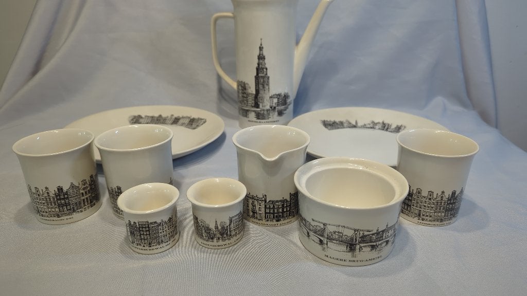 Vintage Villeroy & Boch "Amsterdamse Grachten" servies, Ophalen of Verzenden