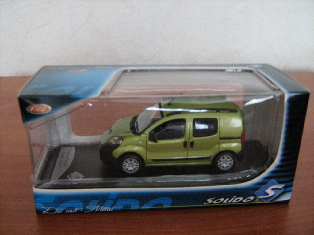 Peugeot Bipper Tepee, nieuw in doos.  Solido, Schaal 1:43, Hobby en Vrije tijd, Ophalen of Verzenden, Nieuw, Auto, Overige merken