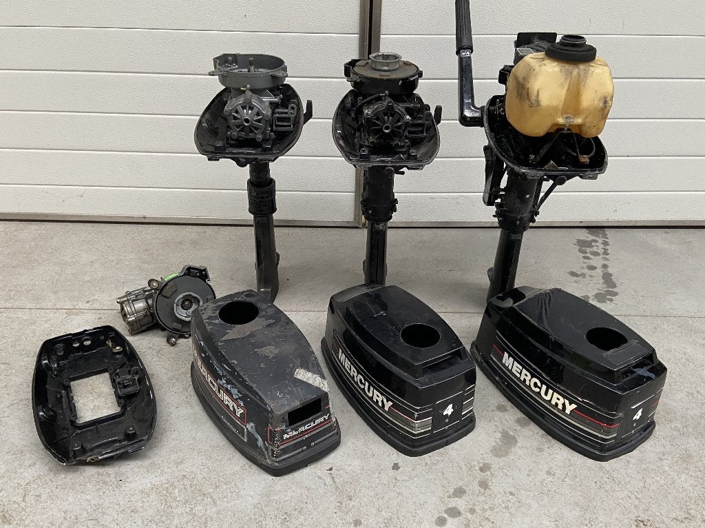 Mercury buitenboordmotor onderdelen 4 en 5 pk 2-takt, Verzenden, Gebruikt, Motor en Techniek, Motorboot