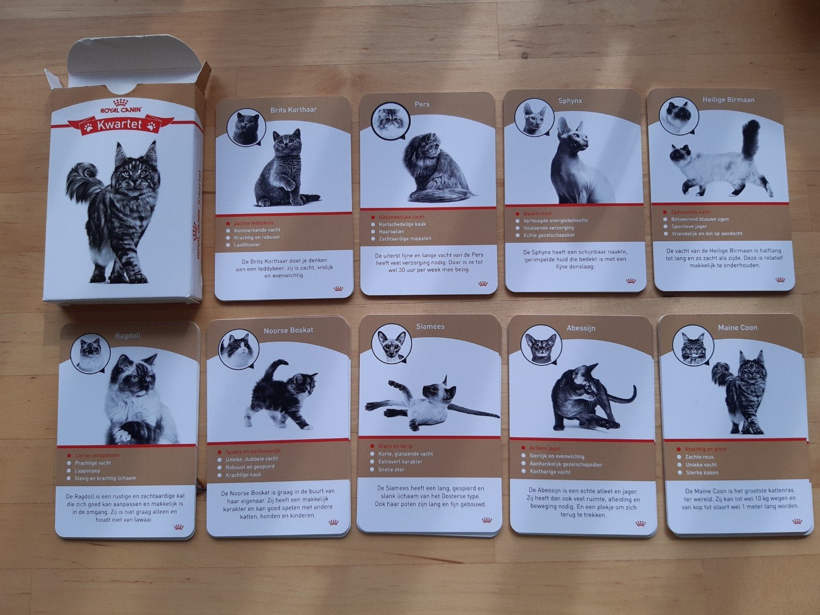 Royal Canin kwartetspel, Ophalen of Verzenden, Zo goed als nieuw, Kwartet(ten)
