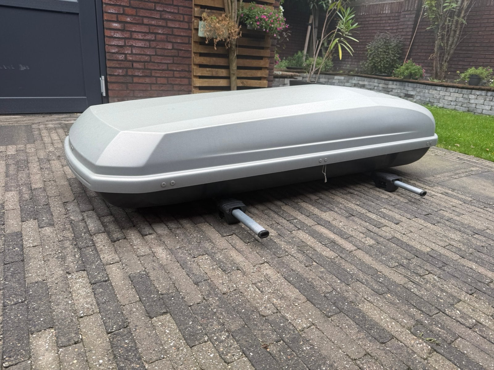 Dakdragers incl koffer geschikt voor Renault megane estate, Ophalen, Gebruikt