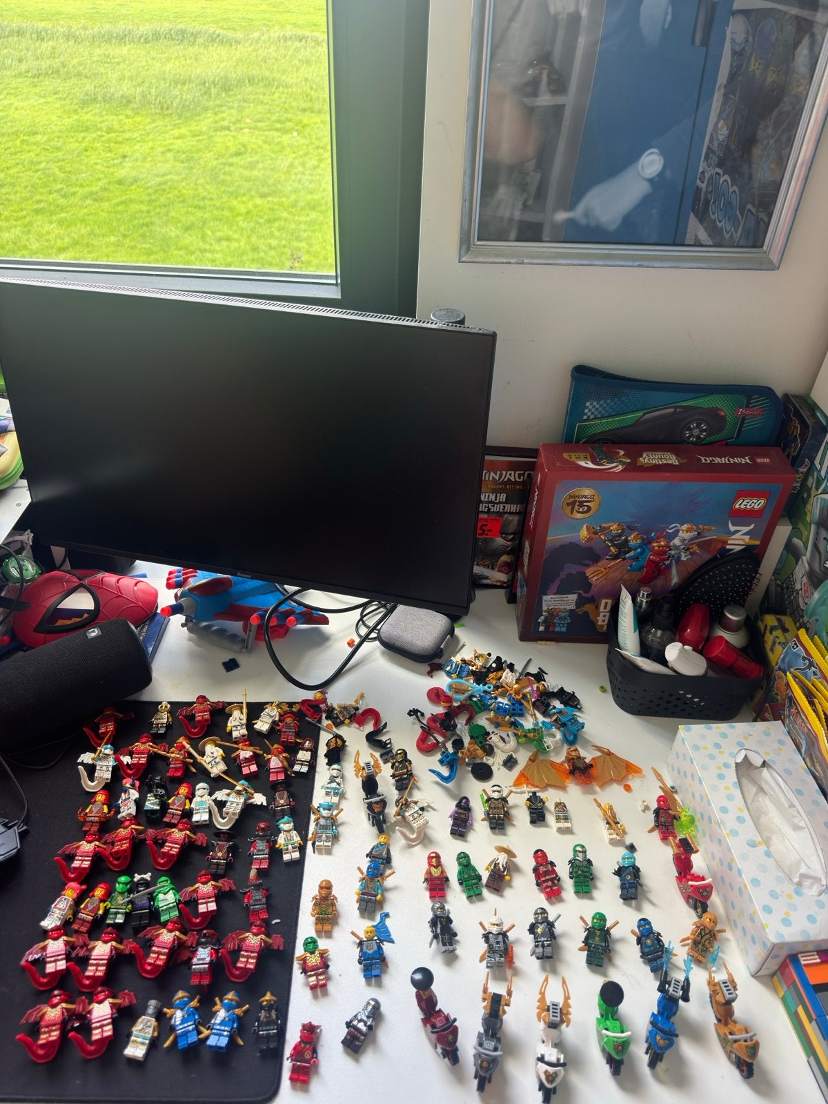 Lego Ninjago collectie (origineel en namaak) + doos, Gebruikt, Lego, Ophalen of Verzenden, Minifiguur
