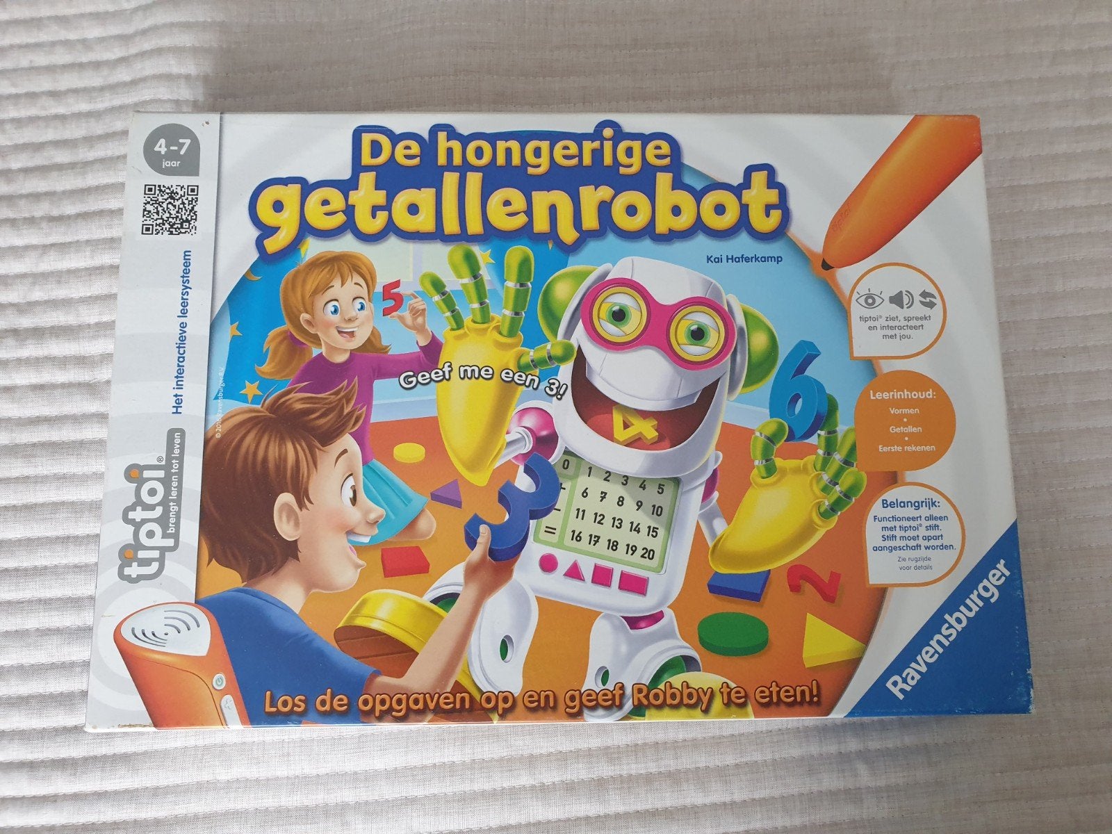 Tiptoi De Hongerige Getallenrobot - Educatief Spel, Kinderen en Baby's, Ophalen of Verzenden, Zo goed als nieuw, Rekenen, Met geluid