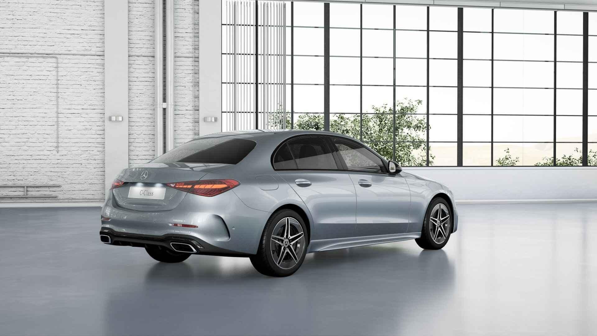 Mercedes-Benz C-klasse 220 d AMG Line | Leder interieur| Nig, Automaat, Achterwielaandrijving, Euro 6, 4 cilinders