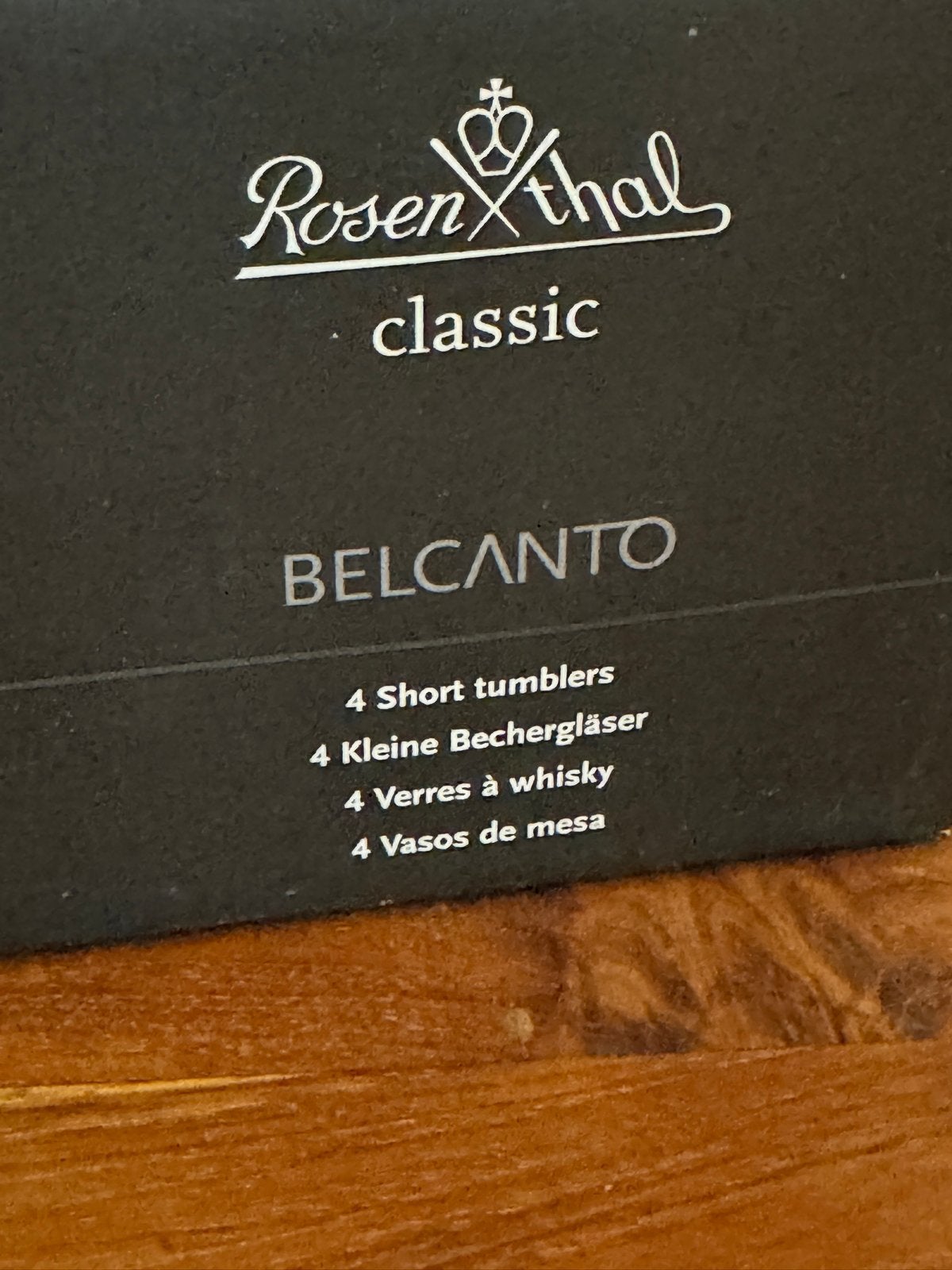 Rosenthal Classic Belcanto Whiskyglazen - Set van 8, Glas of Glazen, Overige merken, Klassiek, Nieuw
