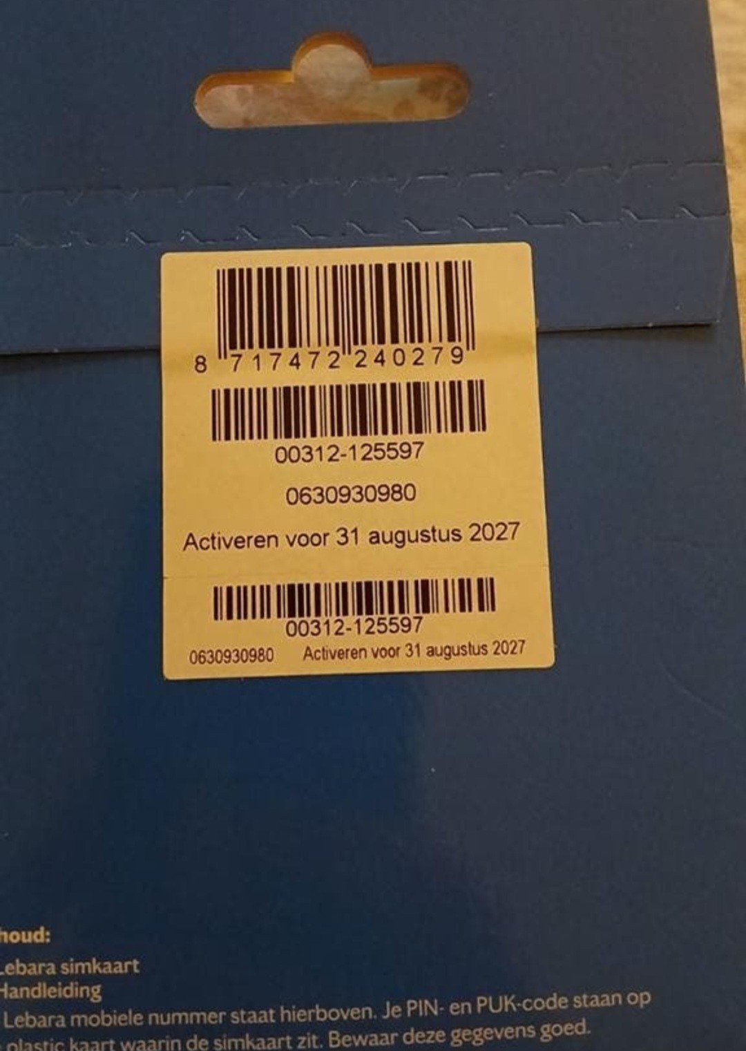 MOOI NUMMER 06-309-309-80, Telecommunicatie, Prepaidkaarten en Simkaarten, Ophalen of Verzenden, Nieuw, KPN, Simkaart