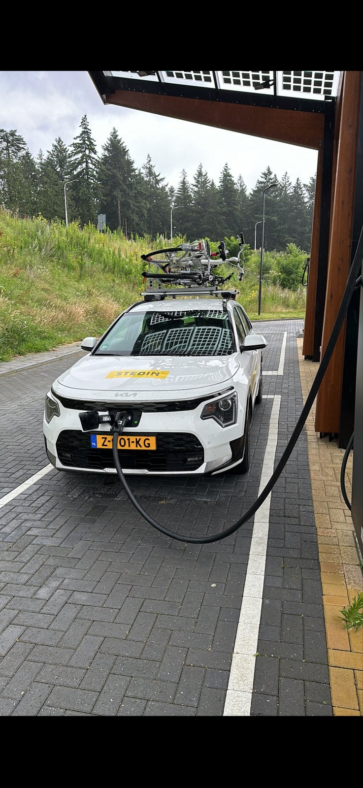 Giraffe Bikelift II fietsendrager - Dakmontage, Ophalen, Gebruikt