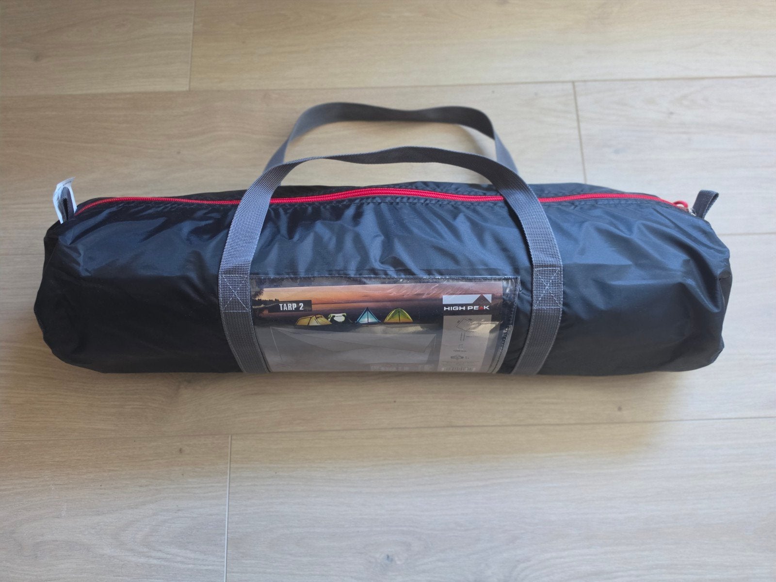 High Peak Tarp 2 - Schaduwdoek - Grijs - 4x4 meter, Ophalen, Nieuw