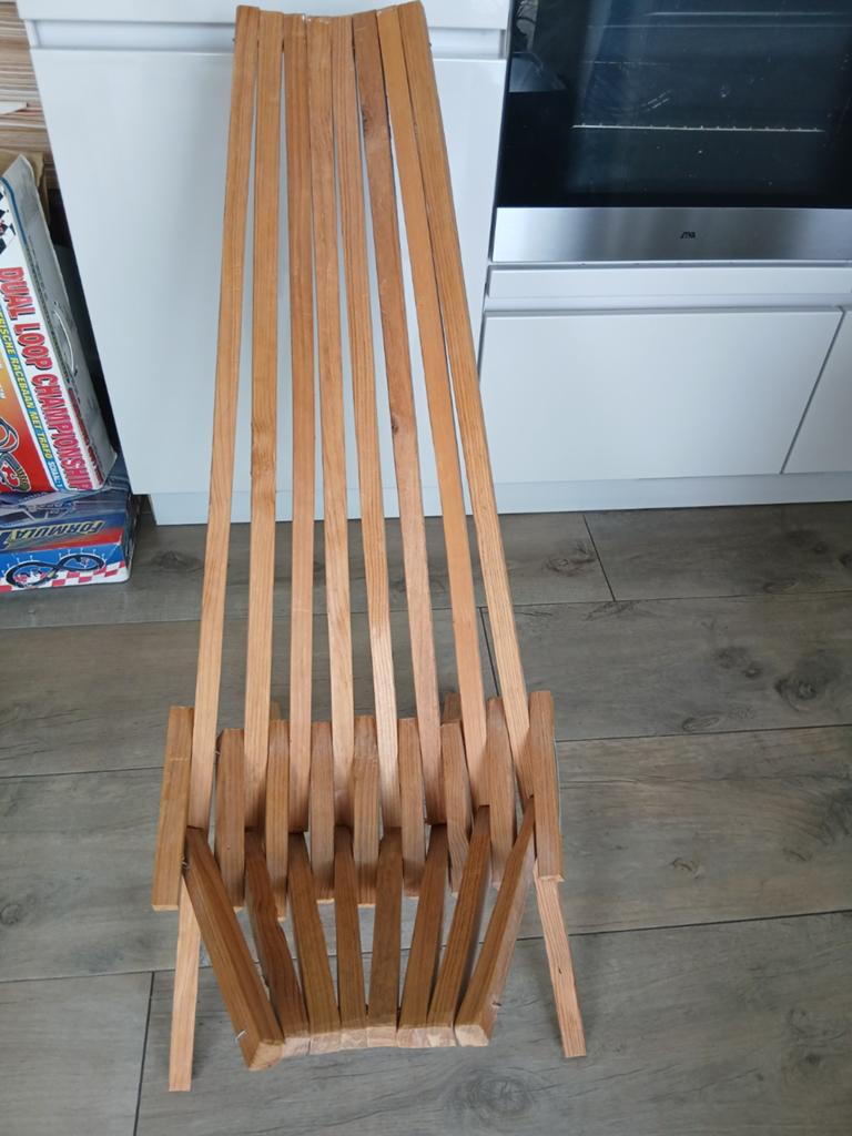 Unieke houten inklapbare stoel van Kentucky Stick Chair, Antiek en Kunst, Antiek | Meubels | Stoelen en Banken, Ophalen