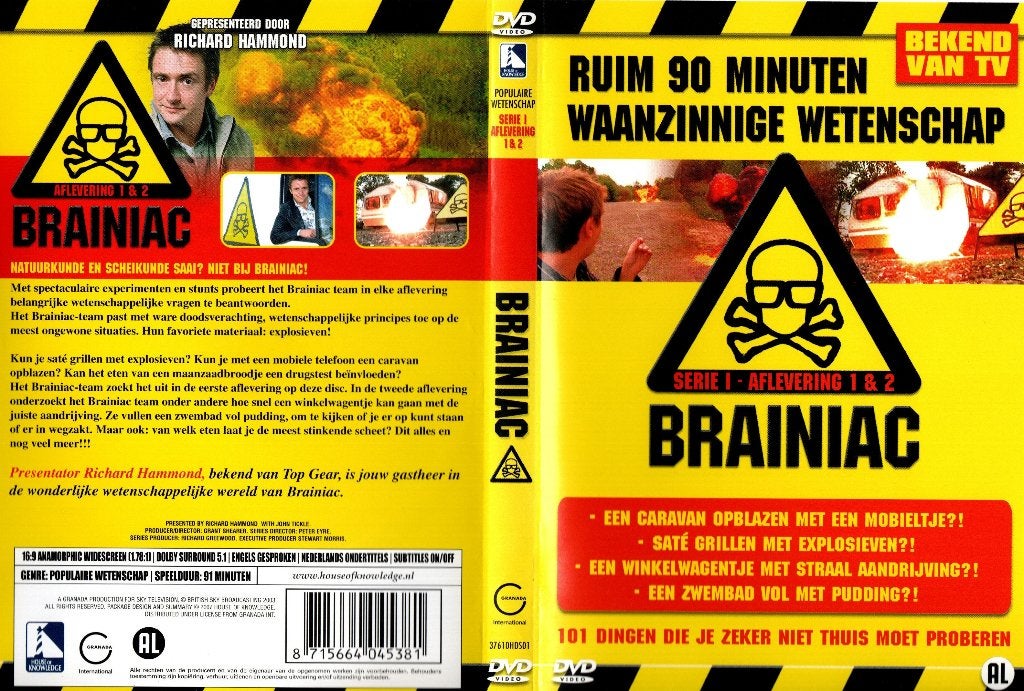 Brainiac, serie 1 - afl. 1 & 2, Alle leeftijden, Ophalen of Verzenden, Zo goed als nieuw